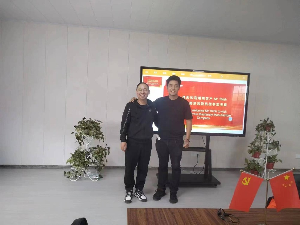 越南、印度客戶來我司參觀考察